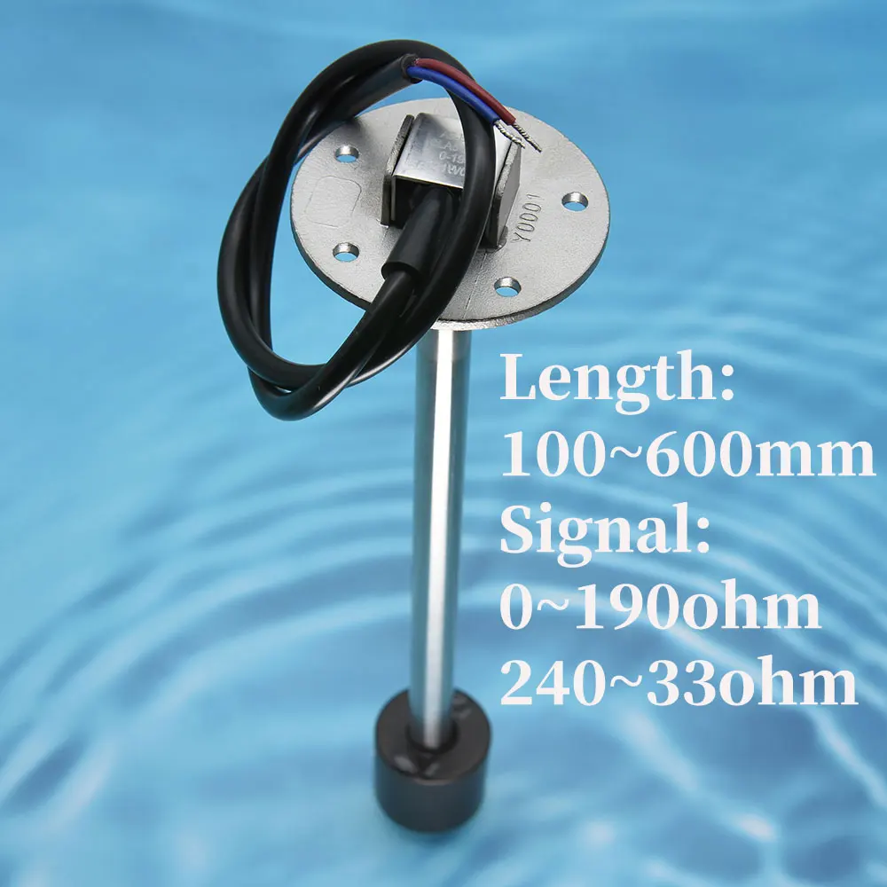 100mm ~ 1000mm Water Fuel Level Gauge Sensor  0~190 240~33 ohm Marine Boat Yacht Car Oil Liquid Tank Fuel Sender Unit Sensors