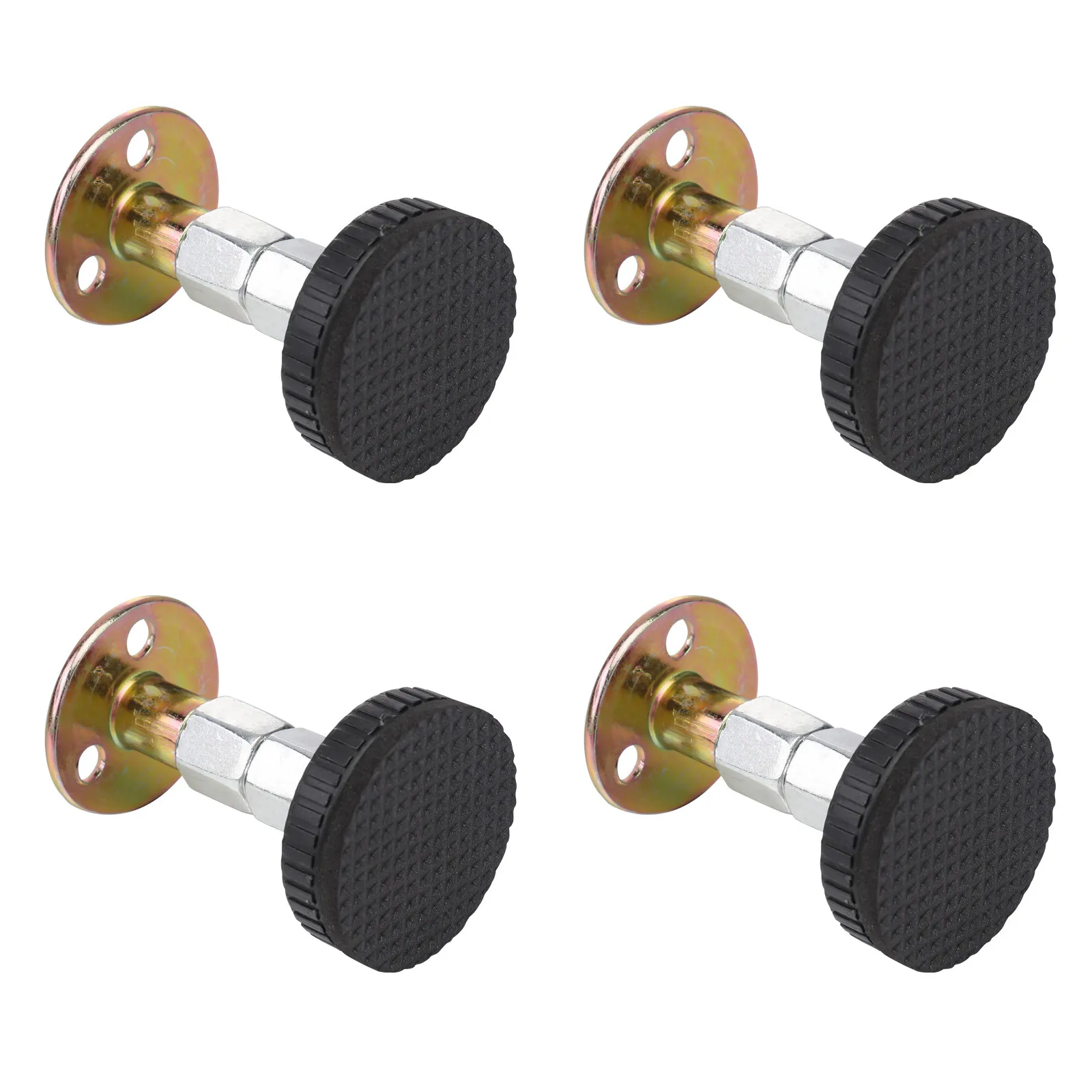 4Pcs High-Performance Bedside Anti-Shake Tool Adjustable Furniture Fixator for Beds Sofas Cabinets Reduce Squeaking Wall Damage