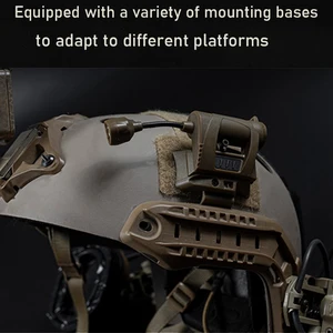 Mpls capacete militar com sistema de iluminação laser infravermelho, lanterna leve tática, Airsoft 8 principais vendas farol moto militar - №6