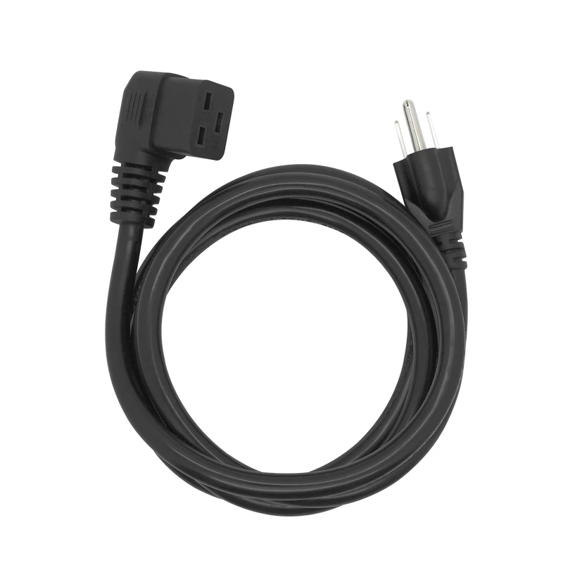 Cavo di alimentazione usa spina da 1.8m IEC C19 cavo di alimentazione a sinistra per proiettore stampante per Monitor PC Samsung LG TV PS4 Pro