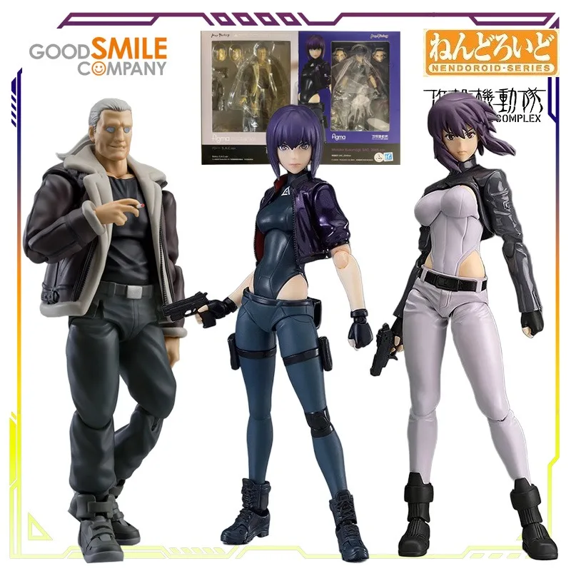 

Max Factory Original FIGMA Attack Shell Mobile Team STAND ALONE Complex Series 503 Kusanagi Suzi Anime Action Figure Model Toys