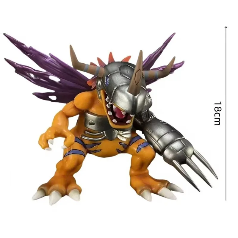 18 cm Anime Digimon mechanische Schlacht Tyrannosaurus Puppe Tyrannosaurus bewegliche PVC-Statue Sammlung Modell Ornamente Spielzeug Geschenk