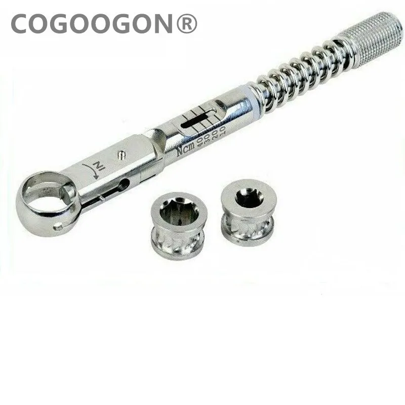 Torque ratchet wrench screwdriver guide plate for dental oral implants Universal for internal and external lifting