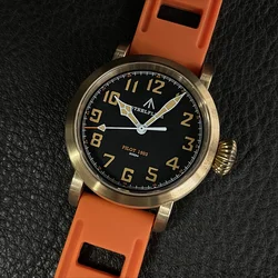 STEELFLIER Official SF747S Bronze Watch Big Onion Crown VH31 Movt Swiss Luminous 200M Waterproof Luxury Men's Quartz Wristwatch