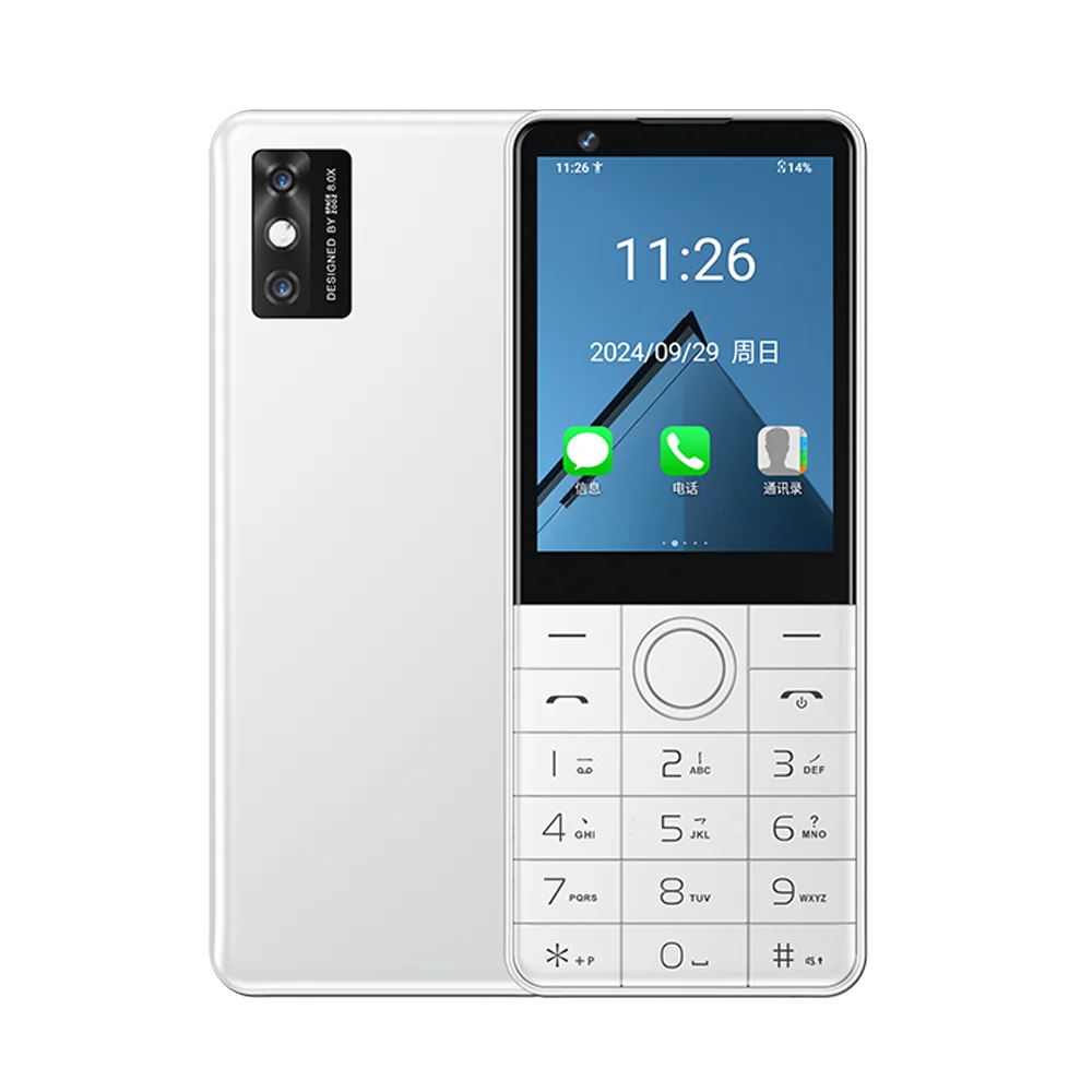 DOOV R77 Pro 4G Klawiatura z ekranem dotykowym Telefon komórkowy z aparatem 5 MP 2,8 cala 3 GB + 32 GB 3000 mAh Smartfon Whatsapp Klawiatura hebrajska