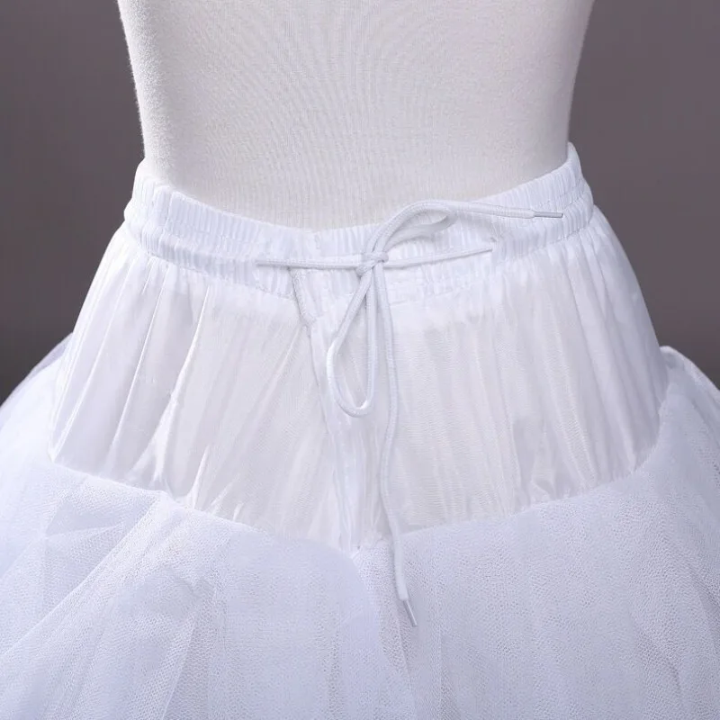 ผู้ใหญ่ PLUS ขนาด Petticoats สําหรับผู้หญิงความยาว Crinoline ไม่มี Hoop ยาว Petticoat กระโปรง Puffy กระโปรงสําหรับงานแต่งงานชุดบอล