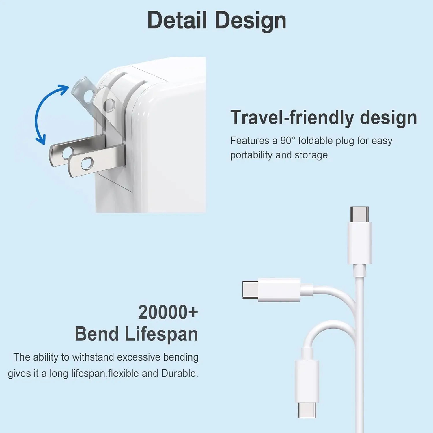 Imagem -04 - Mac Book Pro Carregador de Substituição Adaptador Usb c 87w Compatível com Pós 2023 13 15 Mac Book Air Pós2023