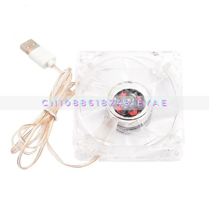 

5V Mini Silent Usb Cooling Fan Fish Tank Cooling Router Set-top Box Cooling Fan 8CM Cable Length 1 Meter