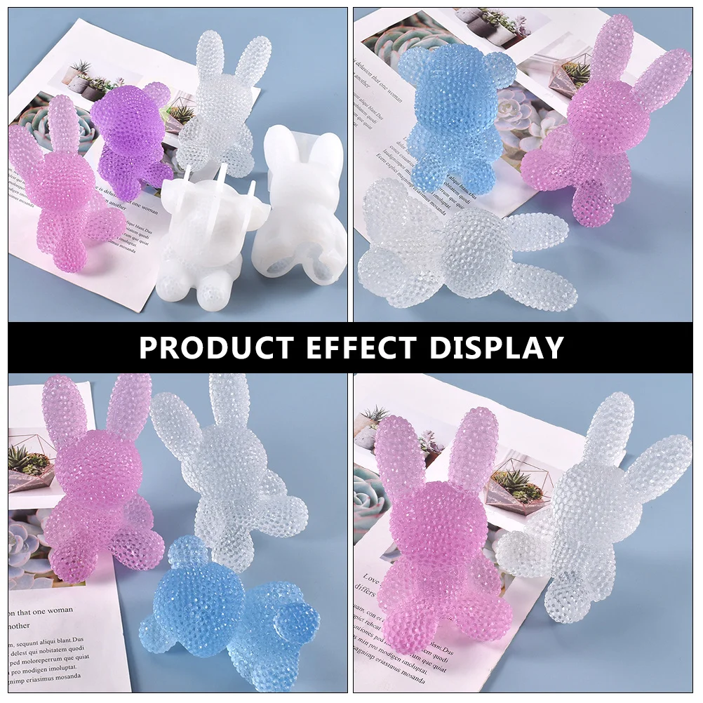 1 قطعة لتقوم بها بنفسك قالب من السيليكون كريستال الايبوكسي حلية قالب غير عصا صديقة للبيئة سهلة التنظيف الأسرة الحرف اليدوية صنع #3