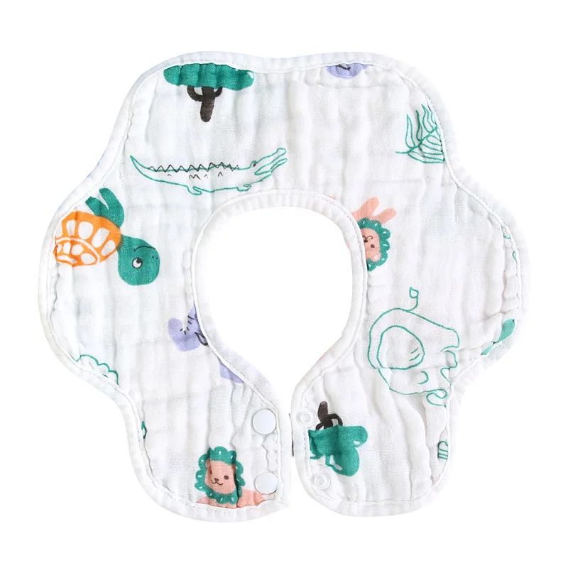 Baby Infant Muslin Cotton Bib Feeding Drool Bibs Burp Cloth Accessories Baby Bandana Bibs Triangle Scarf Feeding Saliva Towel