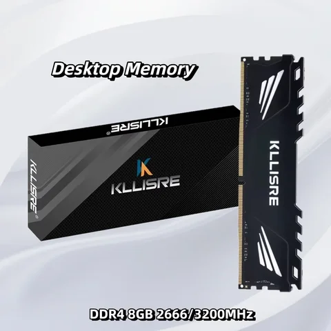 Kllisre DDR4 8GB 2666MHz 8G 3200MHz Memória Desktop RAM Dimm Alta Compatível Memória