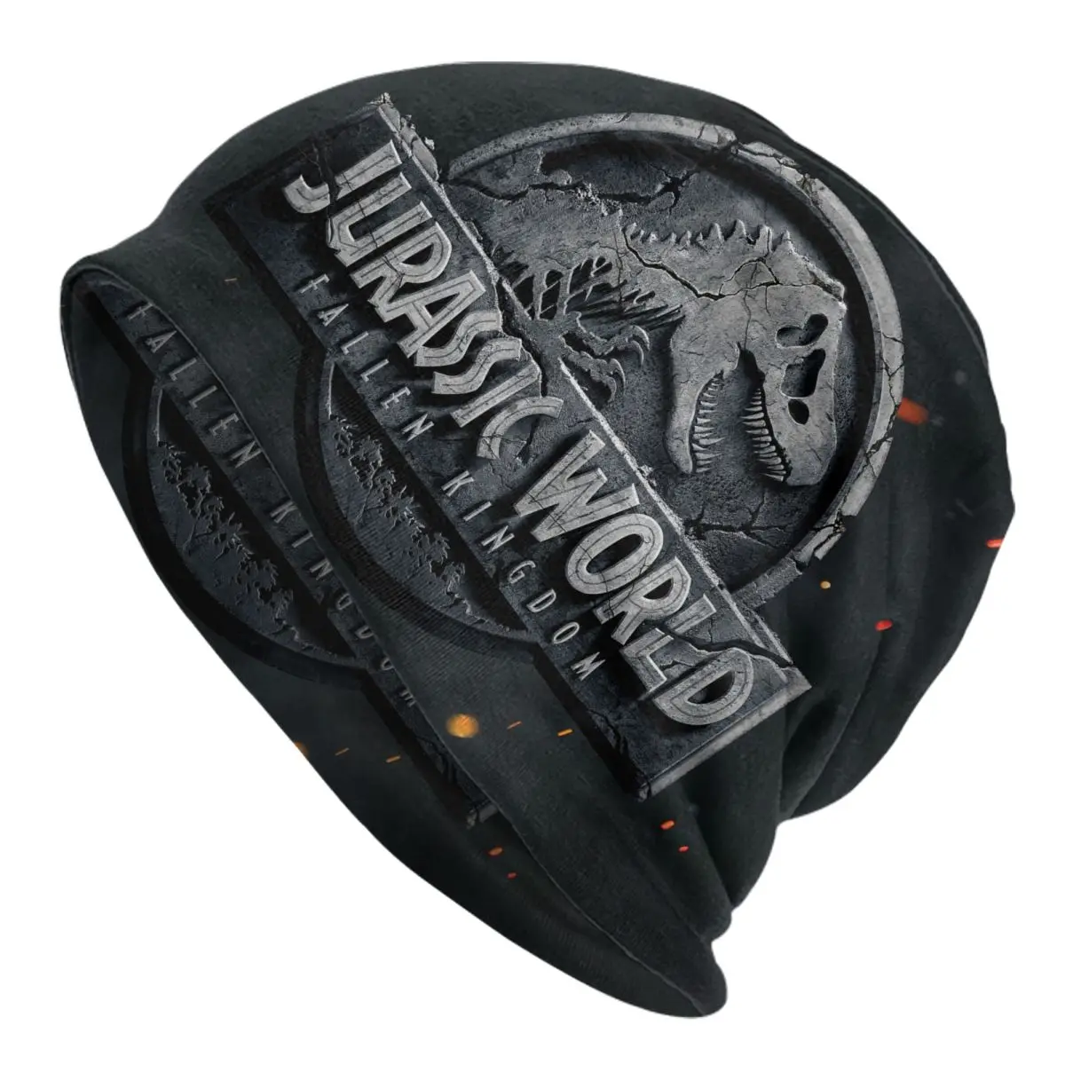 

Jurassic Park Skullies Beanies Caps For Men Women Unisex Outdoor Winter Warm Knitting Hat Adult Dinosaur World Bonnet Hats