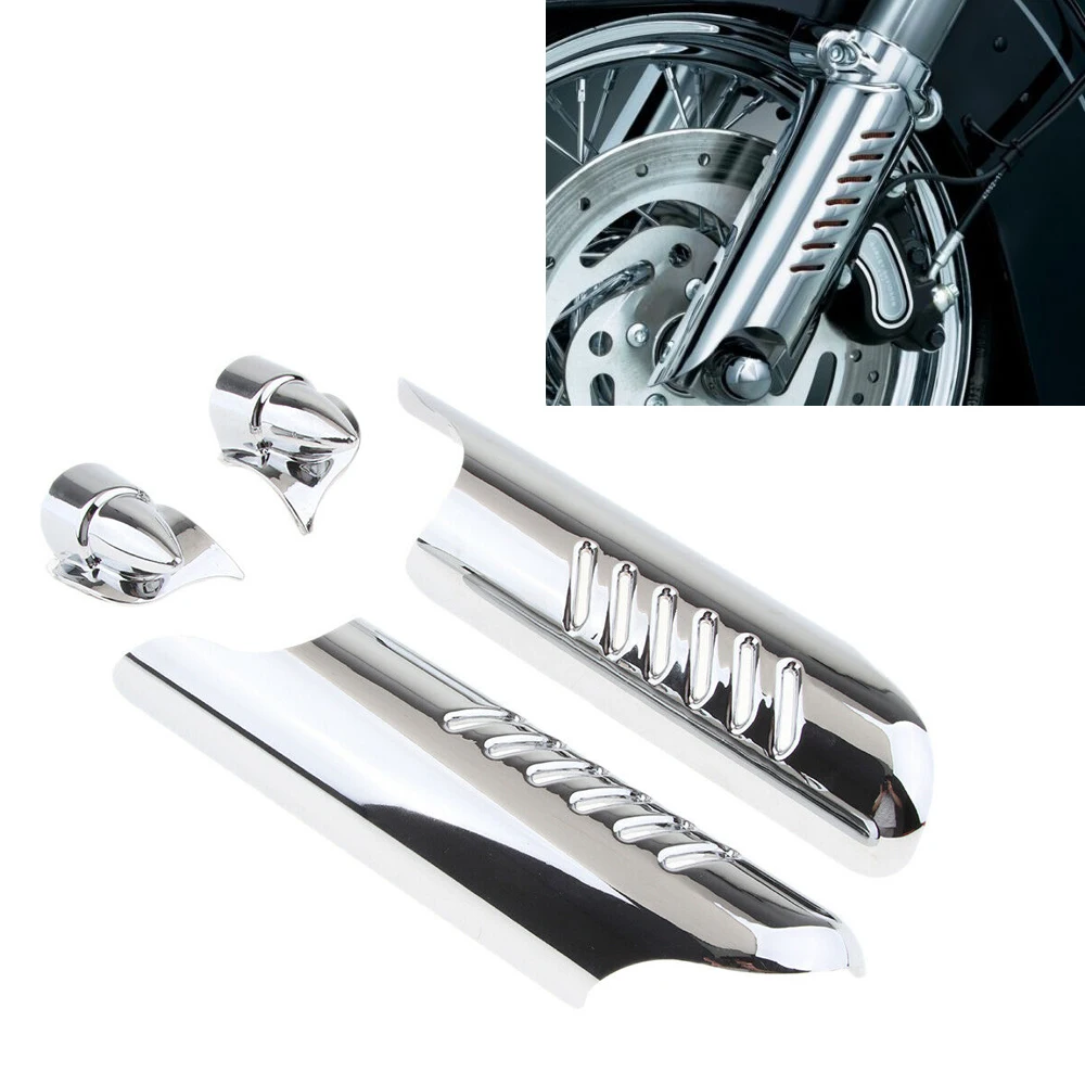 

Защитная накладка-дефлектор на нижнюю часть передней вилки для Harley Touring Electra Street Glide Road King 2000-2013 2012 2011 2010