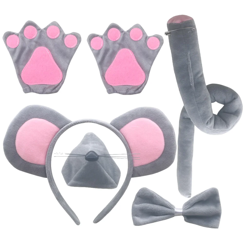 

Cartoon Mouse Headband Halloween Costume Woman Rat Ears Kids for Accessories Girl Miss