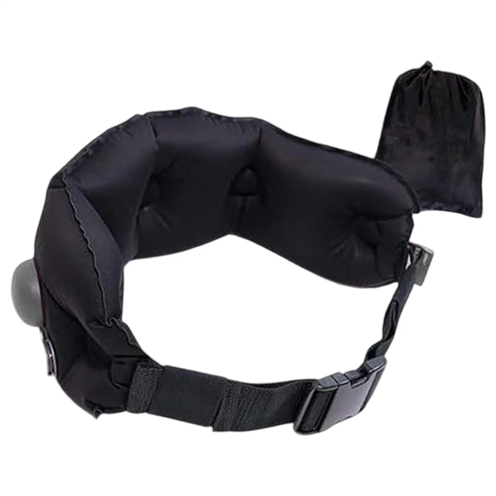 Travel Neck Pillow Quick Inflatable Lightweight Portable Cushion Pillow for Plane Car Office Rest