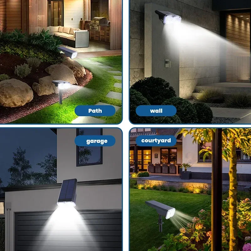 Outdoor Solar Tree Light Courtyard Ultra Bright Induction Ground Inserted Light Garden Landscape Tree Lighting Waterproof IP55