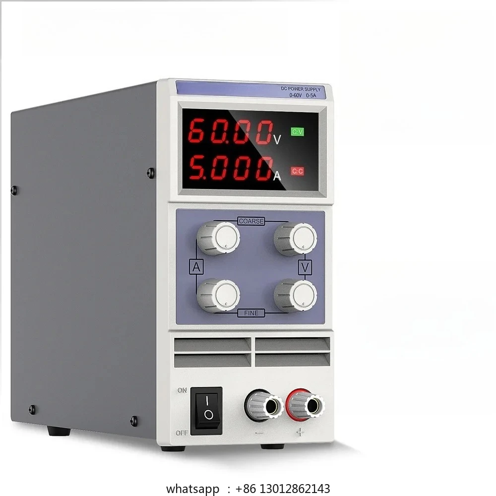 

Регулятор напряжения, источник питания постоянного тока, регулируемый 60 В, 5 А, регулятор напряжения, переключатель, переменный настольный источник питания, 30 В, 10 А, Wantech DIY