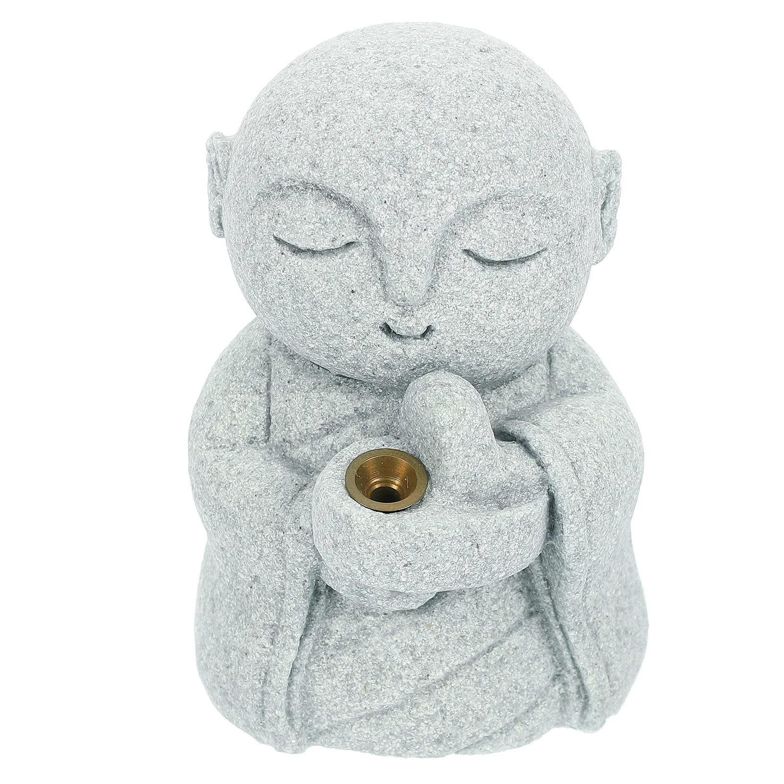 1 قطعة بوذا صغير خمر الحجر الرملي ديكور سطح المكتب داخلي خمر الحرف حديقة الديكور البسيطة الرجعية ديكور المنزل الحرفية #1