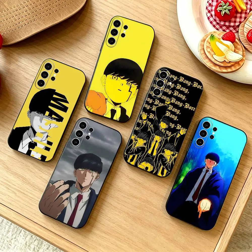 Anime M-MASHLE Magic and M-Muscle Phone Case For Samsung S25,S24,S21,S22,S23,S30,Ultra,S20,Plus,Fe,Note,10,9,5G Black Cover