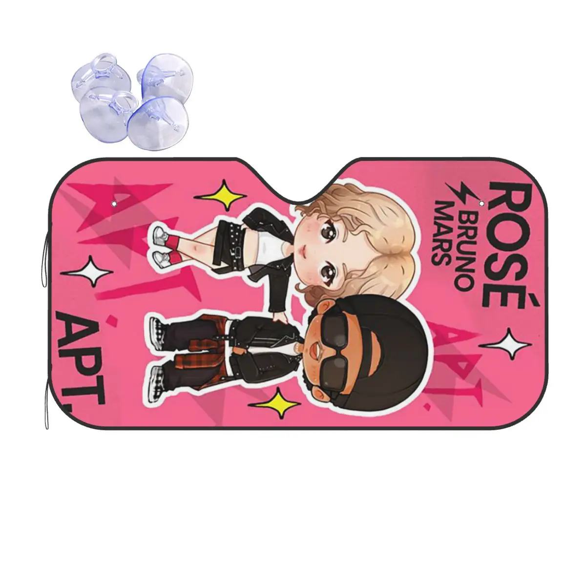

APT ROSE Bruno Mars (1) солнцезащитный козырек на лобовое стекло автомобиля, солнцезащитный козырек, аксессуары, чехлы