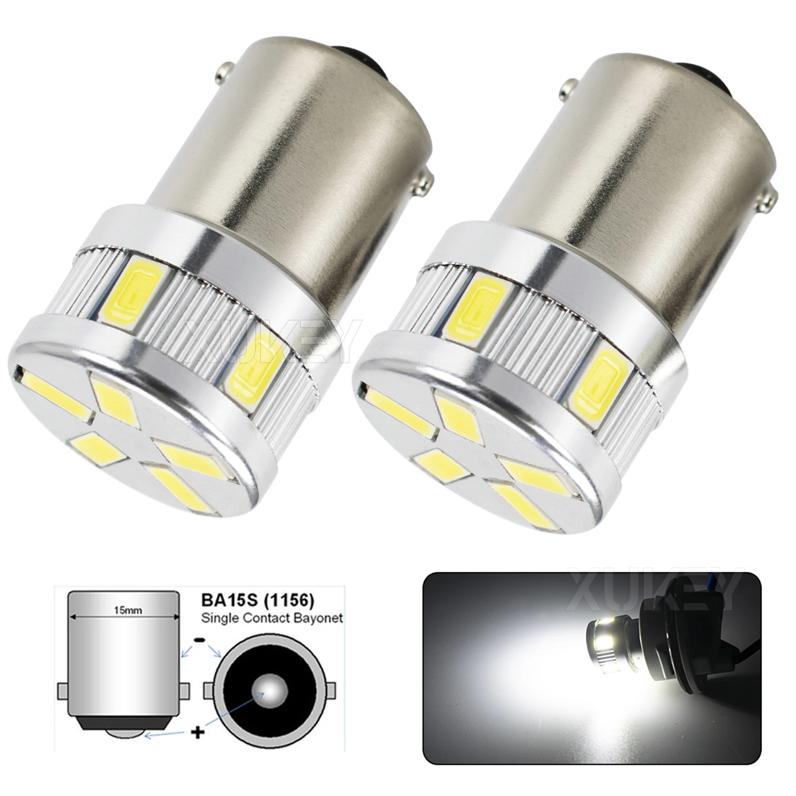 24V 12V Biały 67 89 97 5007 5008 R5W R10W 1156 Żarówka LED BA15S Camper Caravan RV Boat Wewnętrzne światła kopułkowe Samochodowa tylna lampa
