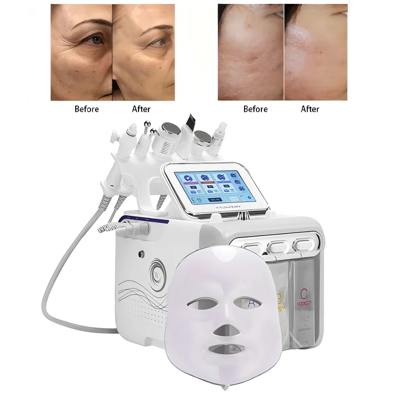 

7 In 1 Professional Beauty Facial Machine For Skin Tightening Wrinkle Removal Anti-Aging Device Facial Cleansing Beauty Salon