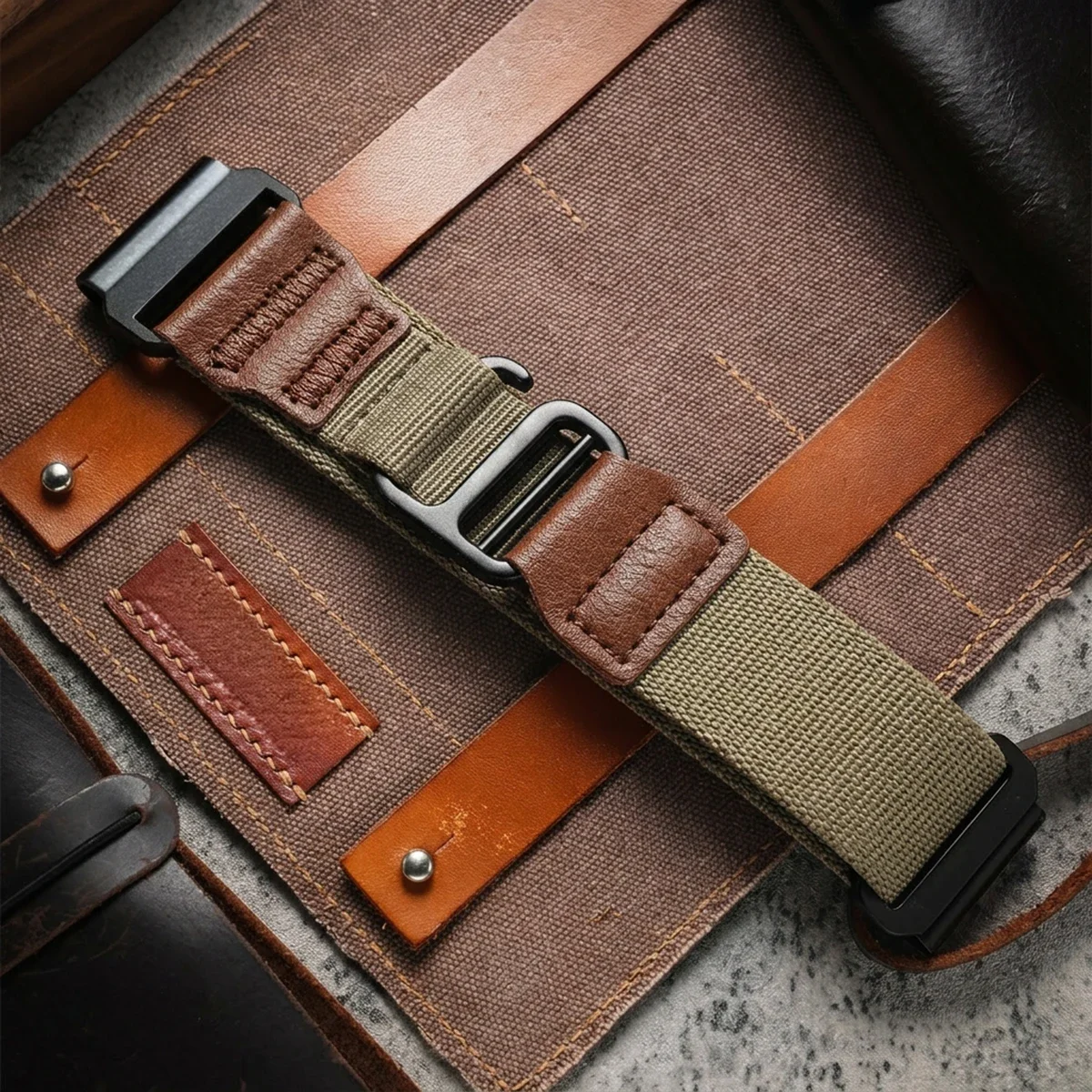 Quick Fit 26/22/20mm Alpine Nylon Strap For Garmin Quatix 8 Fenix 8 Tactix 8 51/47/43mm Instinct 3 Bracelet For Garmin 970 965