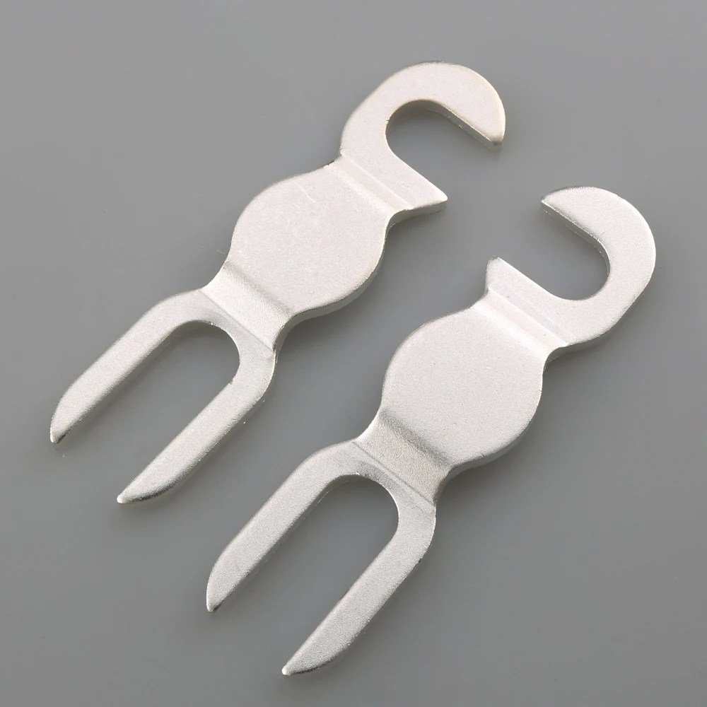 Hohe Qualität Audiocrast 7N Rot Kupfer KTV Lautsprecher Kabel Jumper U Gabel Audio Terminal Stecker