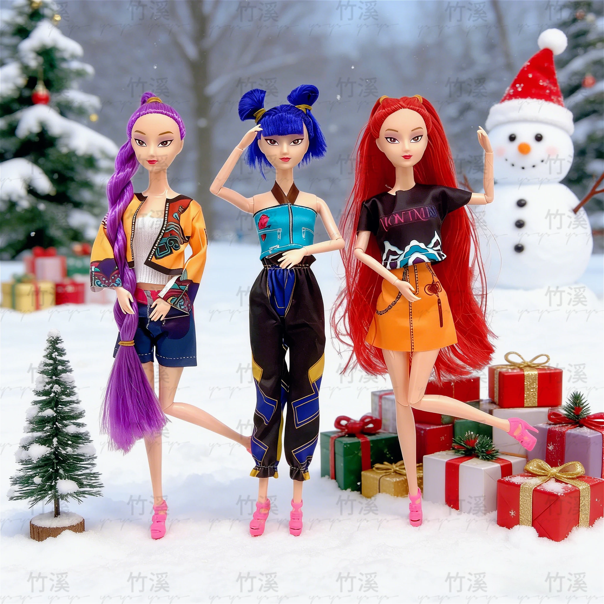 Magical Girl Anime Doll Collection | Poseable Figure with Stylish Fashion Set - Perfect for Play & Showcase