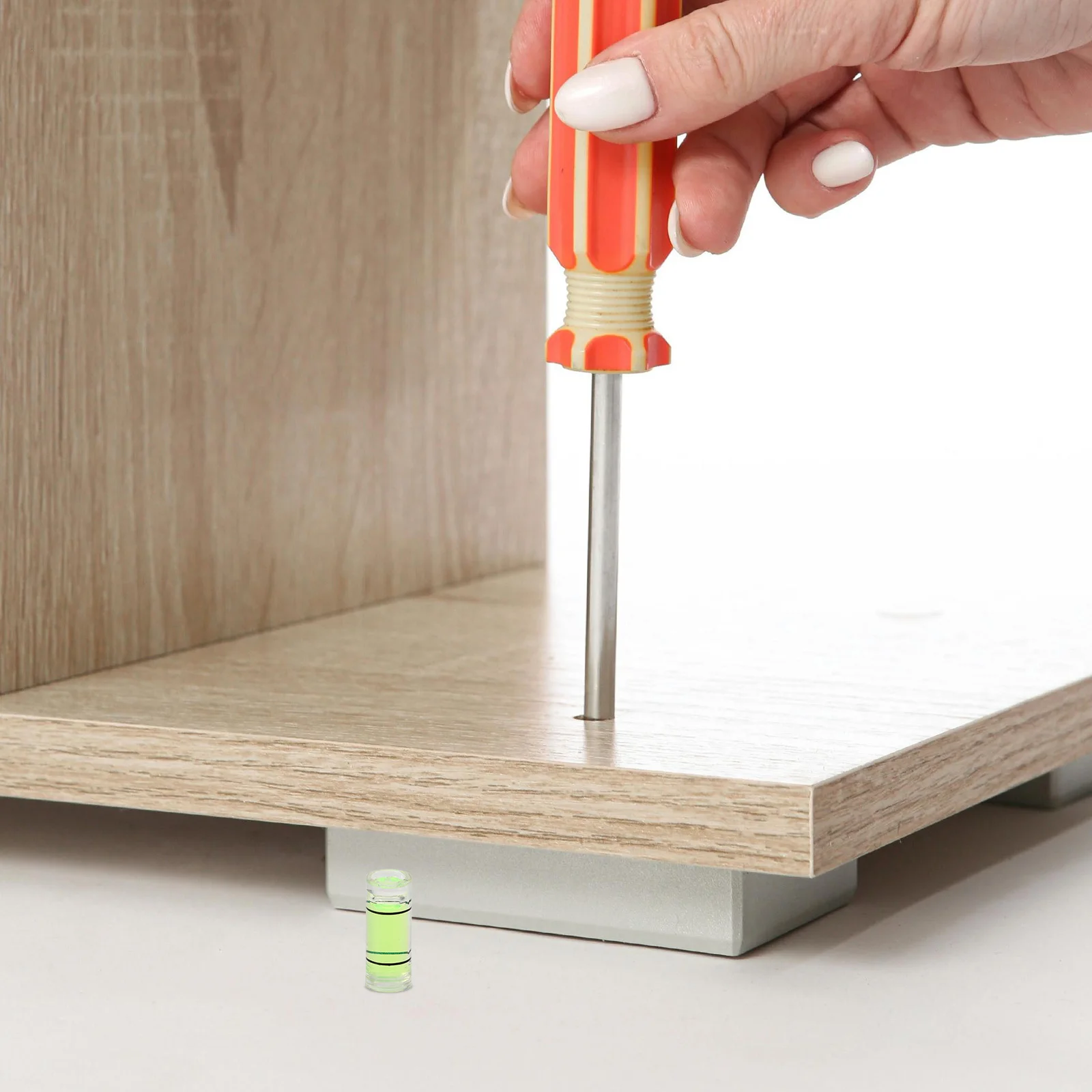 10 Buah Alat Waterpass Mini Presisi Kompak untuk Pertukangan Kayu, DIY, Pemasangan Gambar, Pengukuran Portabel