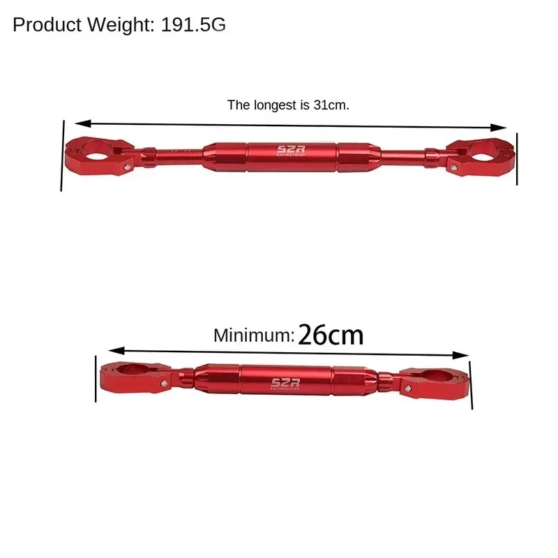 Motorcycle Balance Bar Universal 22mm CNC Aluminum Crossbar Strengthen Handlebar Extended Motorbike Reinforce Lever Accessories