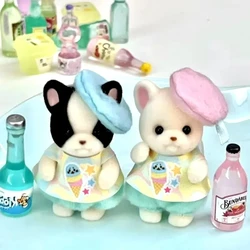 Original Sylvanian Families Figures Toys Ice Cream Reward Set World Kawaii Decoration Model Ornament Families Birthday Gift Toys