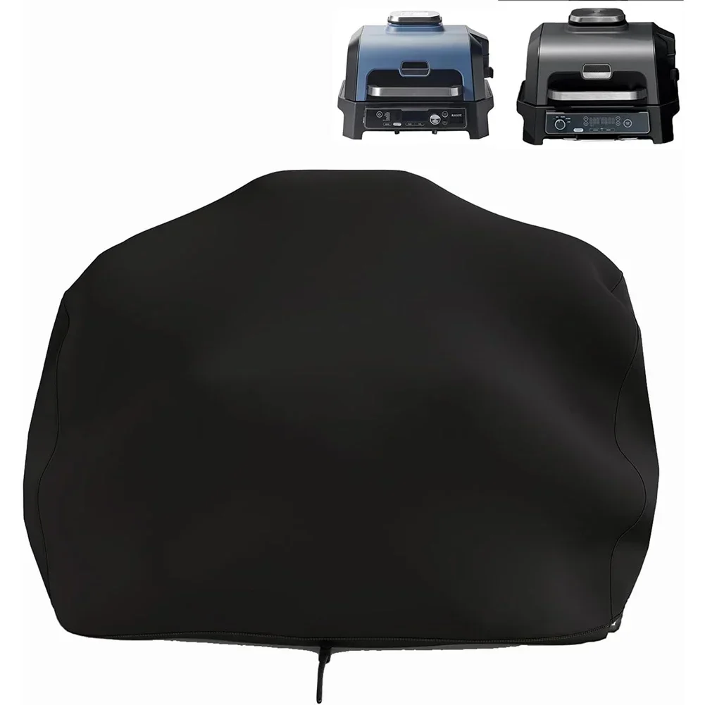 Cover For Woodfire Grill Cover Backyard Cooking 600D Oxford Fabric Easy To Clean Elastic Drawstring For Barbecue 22.5*20.5*16 In