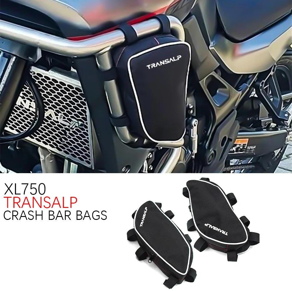 XL750 Transalp Accessories Motorcycle Crash Bar Bags for Honda XL750 Transalp Frame Bags Bumper Repair Tool Placement Bag