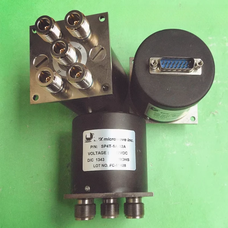 

E P X SP4T-1A-12A 12V DC-12GHz SP4T N High Power RF Coaxial Switch