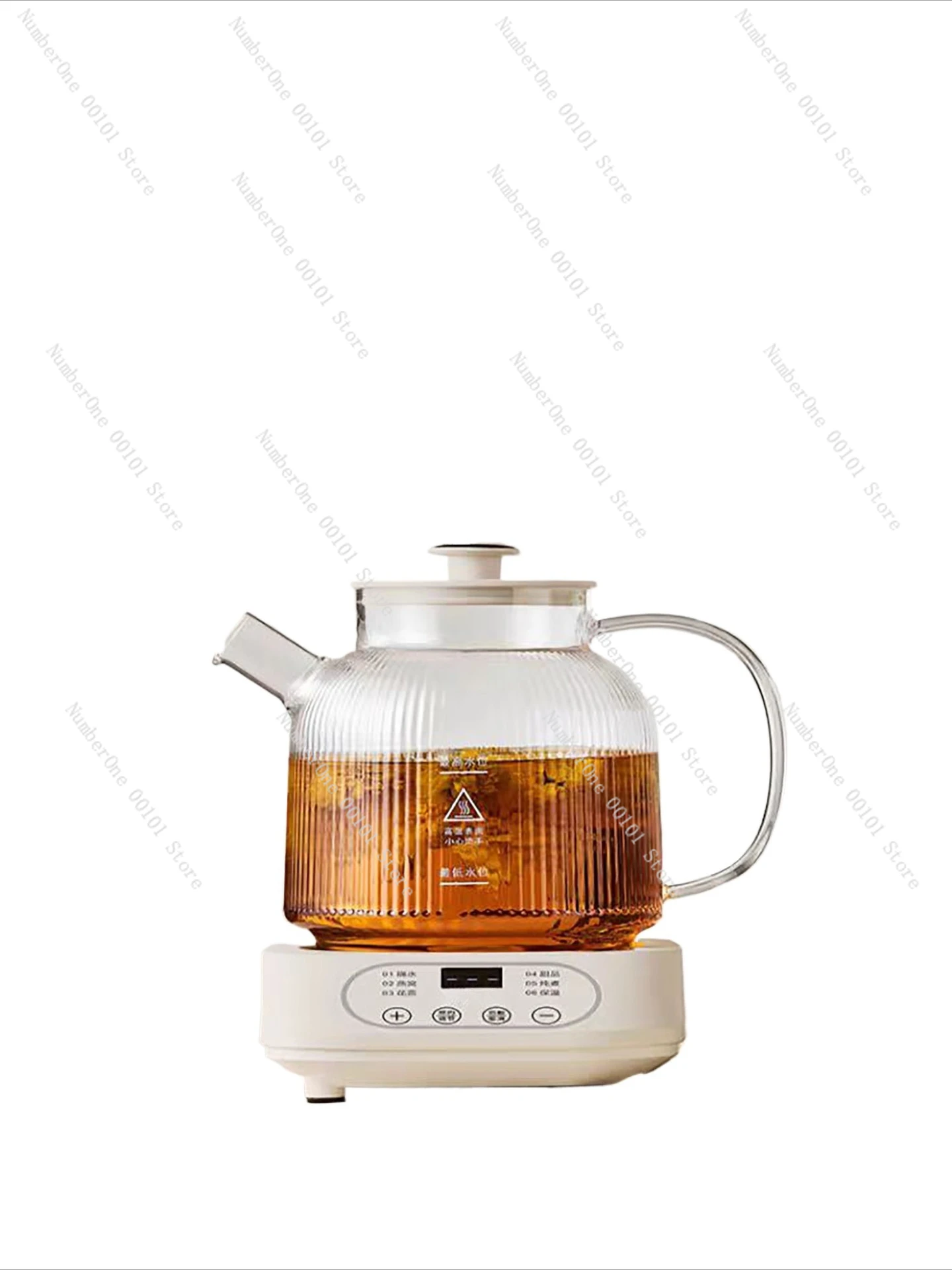 Pure glass health pot stewing integrated tea pot office small multi-functional kettle