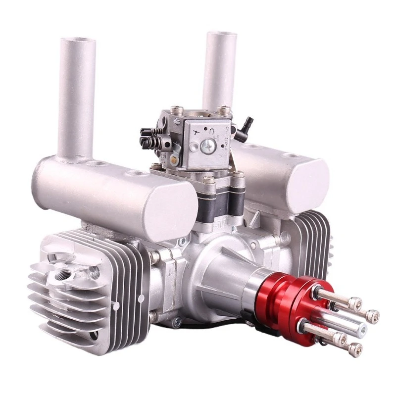 For RCGF 70cc T Two-cylinder Engine Two-stroke, Model Aircraft Fixed-wing Aircraft Engine Electronic Ignition