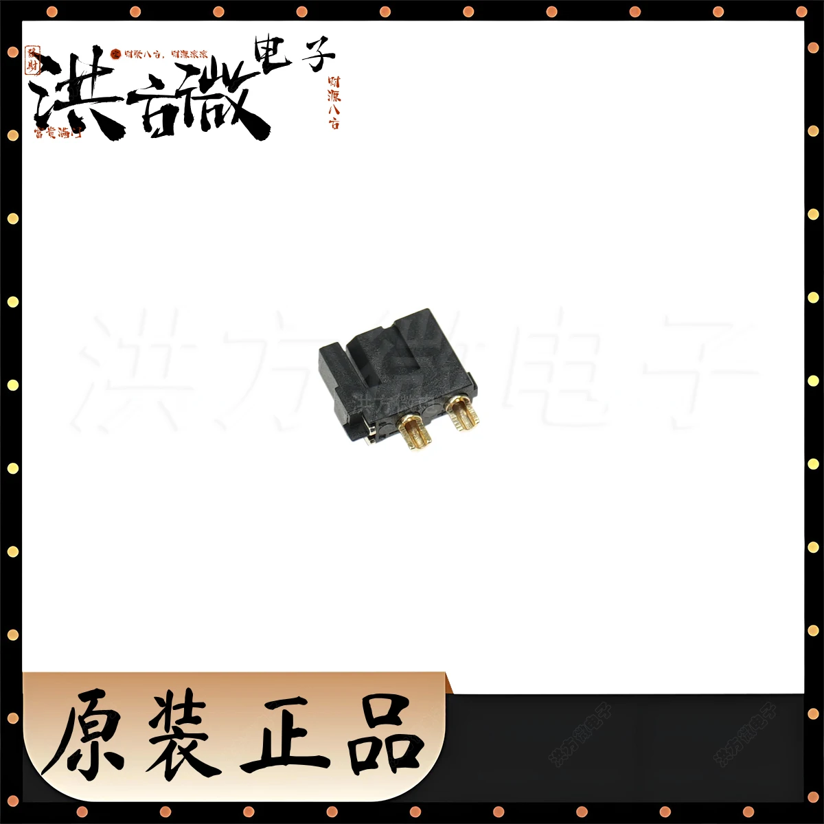 XT30(2+2)-F.G.B NEW Original Amass XT30(2+2) Power Data Hybrid Female Gold Black Solder Wire Built-in Signal Pin Connector Plug