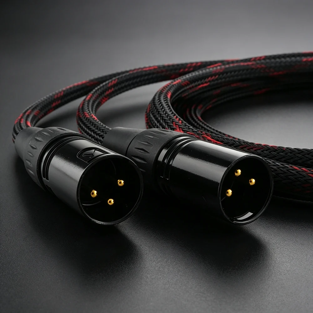 1 pair of high-quality HIFI RCA/XLR audio cables for amplifier playback and amplifier connection