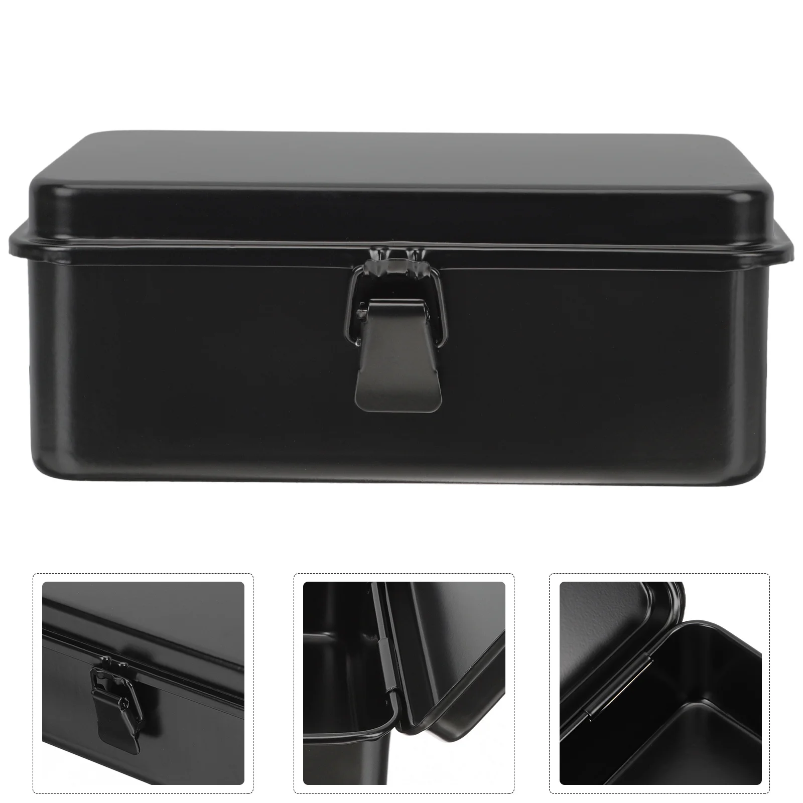 Mini Tool Box Heavy Duty Iron Construction for Car Trunk Workshop Storage Compact Toolbox for Hardware Organization