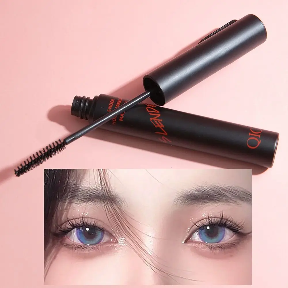 Long Lasting Waterproof Mascara Black Ink Waterproof Eyelashes Makeup Non-Smudge Silk Fiber Lengthening Mascara Female Cosmetic