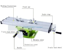 

Mini Multifunctional Cross Working Table/ slide table support For Drilling Milling Machine Bench drill stent Tools 1PC