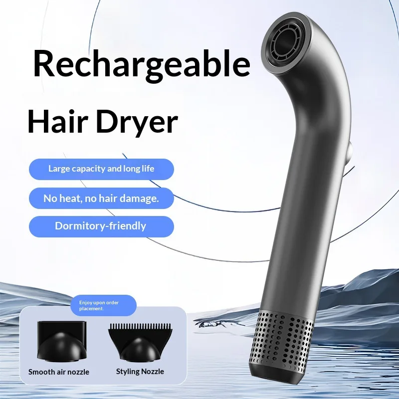 110000 RPM Wireless High-speed Hair Dryer USB Digital Display Constant Temperature High Wind Force Hair Dryer Home Dormitory