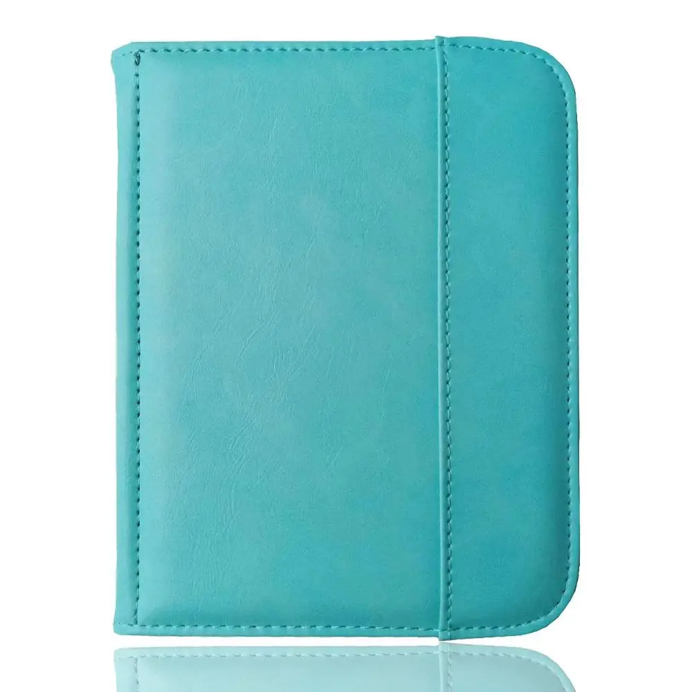 6 inch E-Reader Case Magnetic Leather Back Cover Microfiber Lining Shockproof for Barnes Noble Nook 1/2/3 (BNRV 300/350/500)