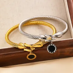 Black shell women's bracelet stainless steel jewelry women's bracelet fashionable jewelry accessories free of shipping