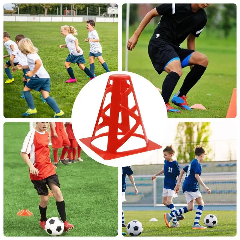 Kegel Sport für Kinder Fußball Training Marker Kegel PE Material Training Kegel Set für Outdoor-Aktivitäten Fußball Training