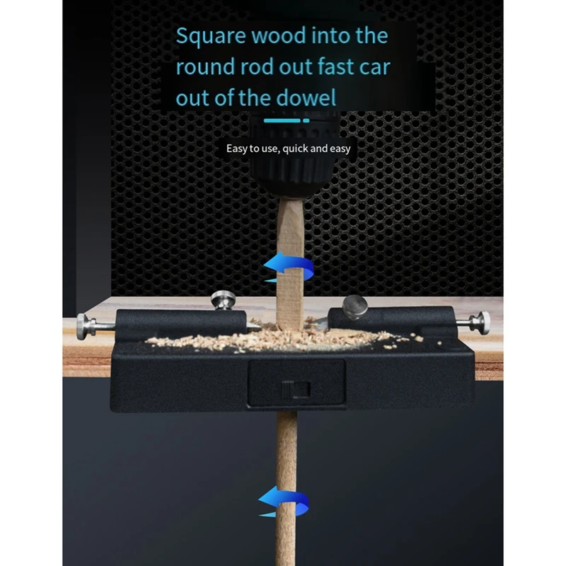 Localisateur de Trous Droits, Perceuse à Tenon Rond en Bois, Outil de Travail Durable