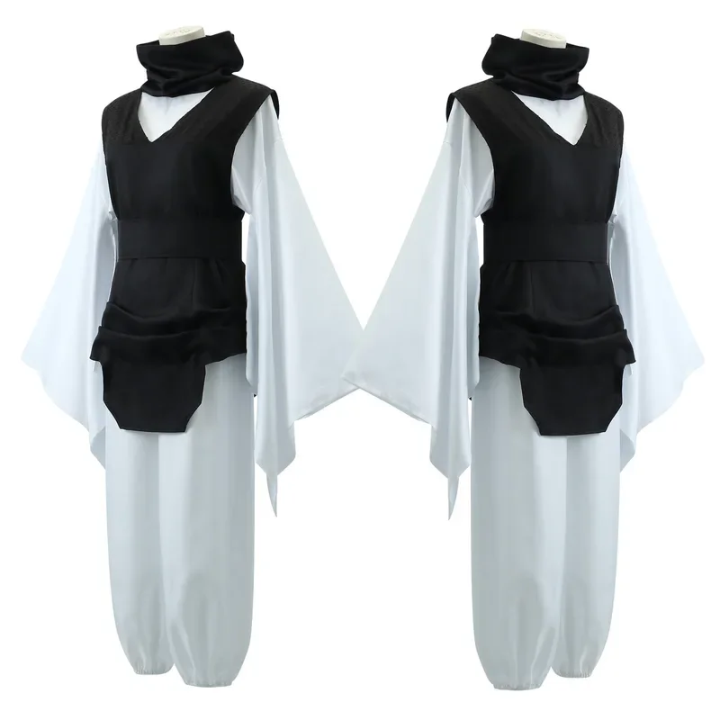 LOUN-Costume de Cosplay Jujutsu JJK Manga Choso, Pantalon artificiel astique Blanc, Violet, Col en Glace, GaClaBelt, Cadeau