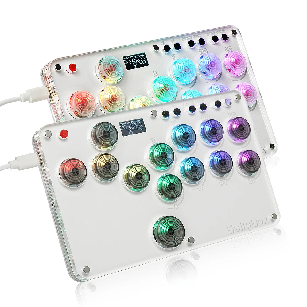 

Mechanical Cherry Cross Switch Keycaps Arcade Mini Hitbox Leverless Controller Controle Arcade For PC/Ps4 /Switch Game Consoles