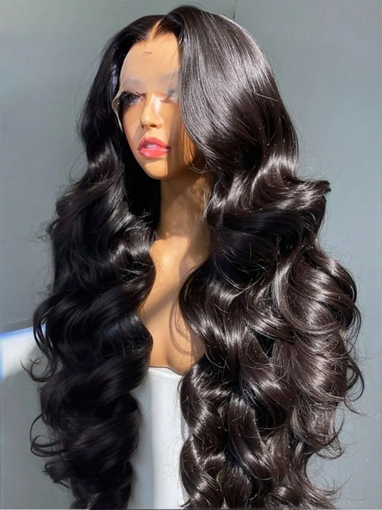 13x4 13x6 hd onda do corpo peruca dianteira do laço pré arrancado onda solta peruca frontal do laço 100% perucas de cabelo humano para preto 250% densidade